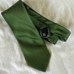 Green Silk Tie